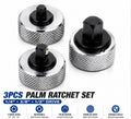Reversible Palm Ratchet Wrench Set Thumbwheel Ratchet DIY Maintenance Tool