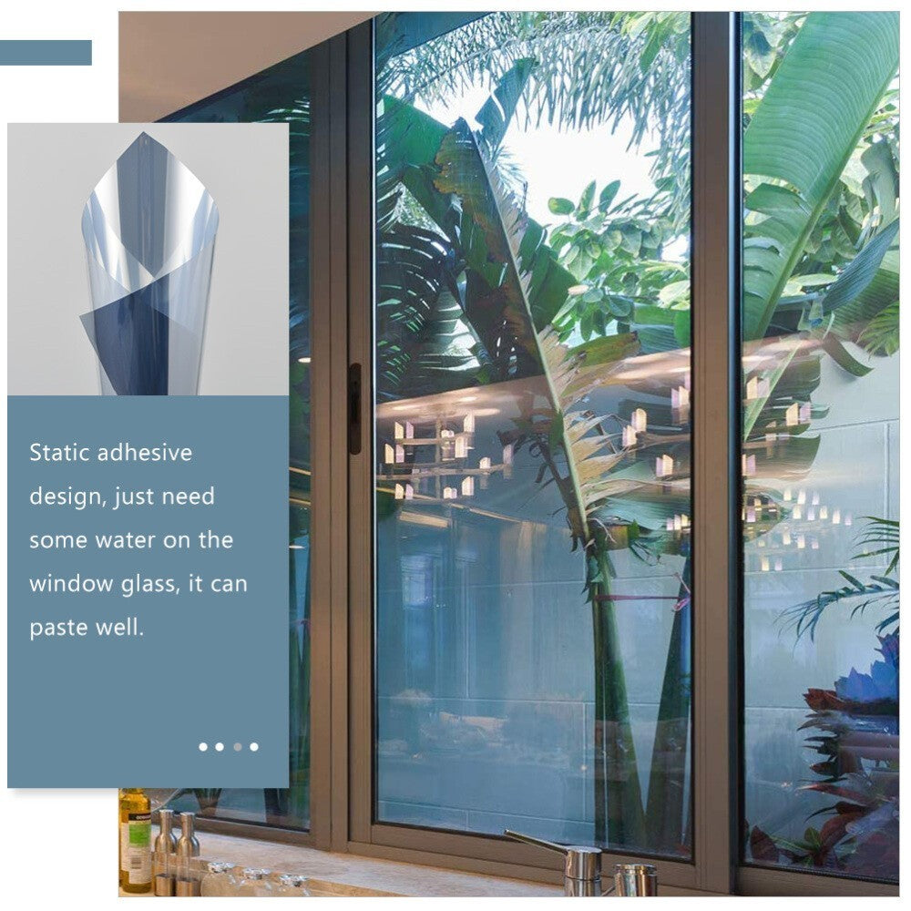 Two Way Mirror Film for Infinity Table Window One Waterproof Removable Office