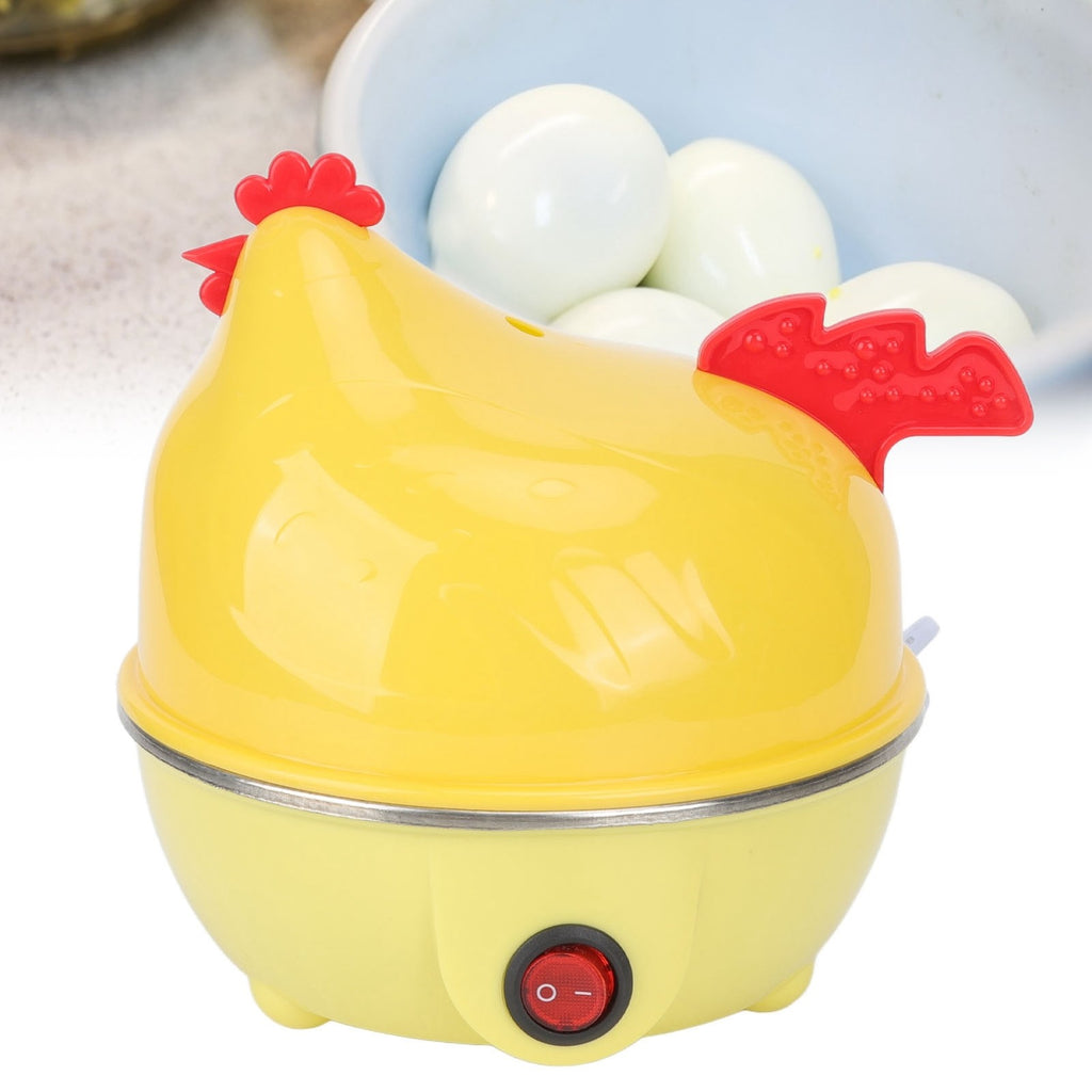 Electric Egg Cooker Chicken Shape Rapid Egg Boiler Automatic Shut Off UK BS