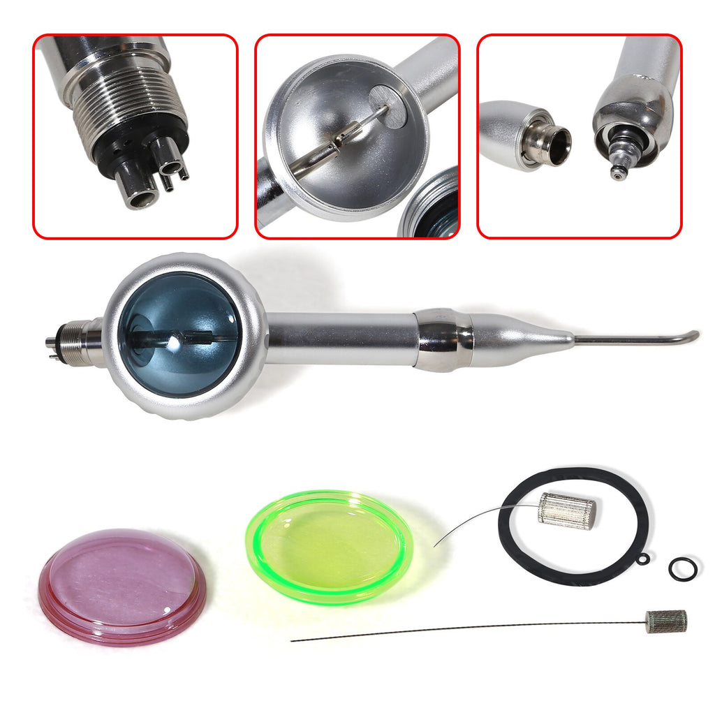 Dental Teeth Polishing 4 Holes Polisher Handpiece Hygiene Air Flow Prophy Jet