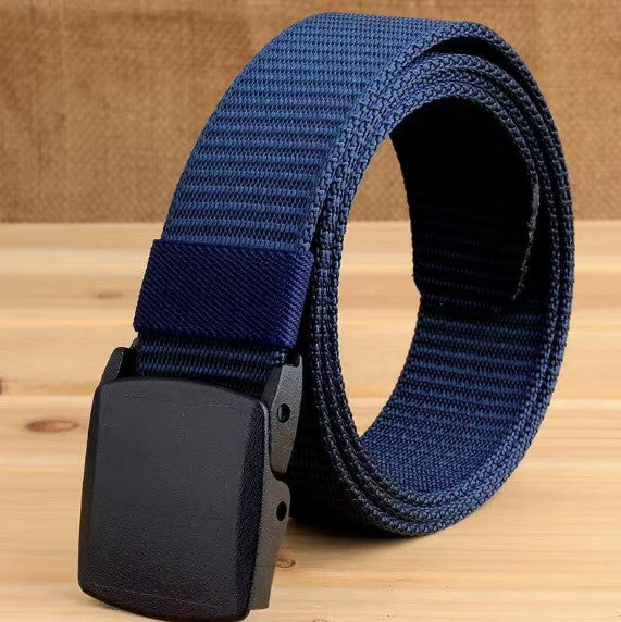 Quick Release Work Belt Tactical Men Army Webbing Nylon Military Waistbelt UK