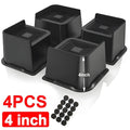 4 Pcs/Set 4 Inch Bed Risers Support Bed Lifter  Couch Sofa Table Chair Leg UK