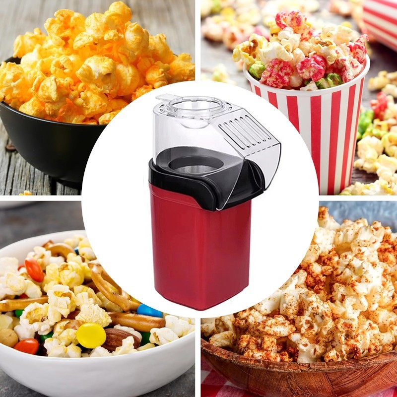 1200W Popcorn Maker – Electric Hot Air Popcorn Machine Oil Free NEW