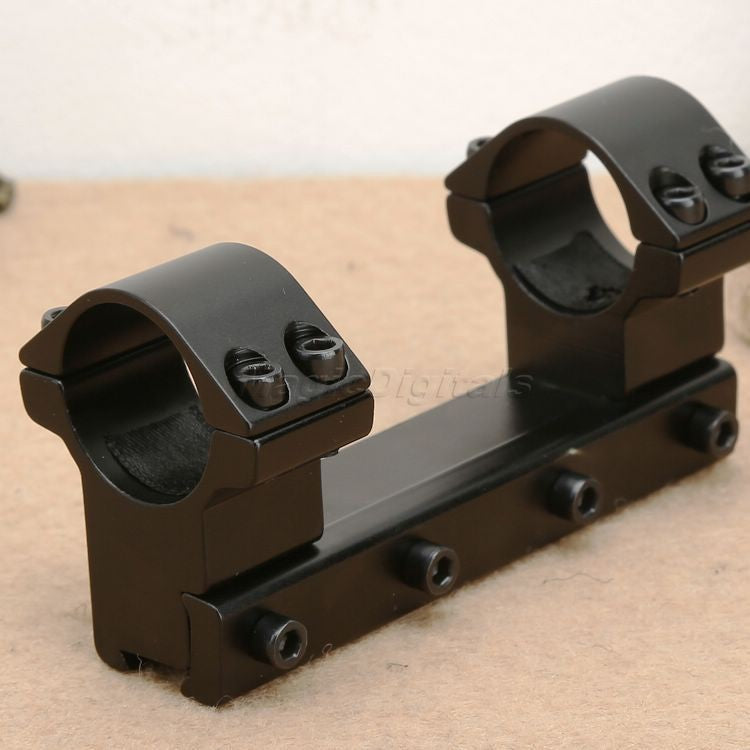 One Piece Rifle Scope Mount  25.4mm 1" High Profile Rings fit 11mm Dovetail Rail