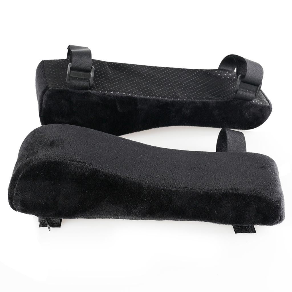 2 Pack Office Chair Armrest Pads Covers with Memory Foam for