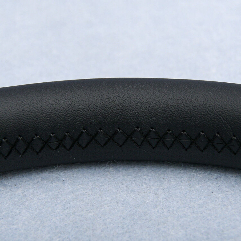 For MOMO Prototipo P5 Black Edition 350mm Steering Wheel Genuine Leather UK