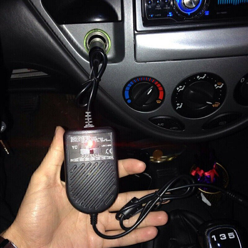80W Universal Car Charger 15V Laptop Notebook Power Supply Adapter N4R7