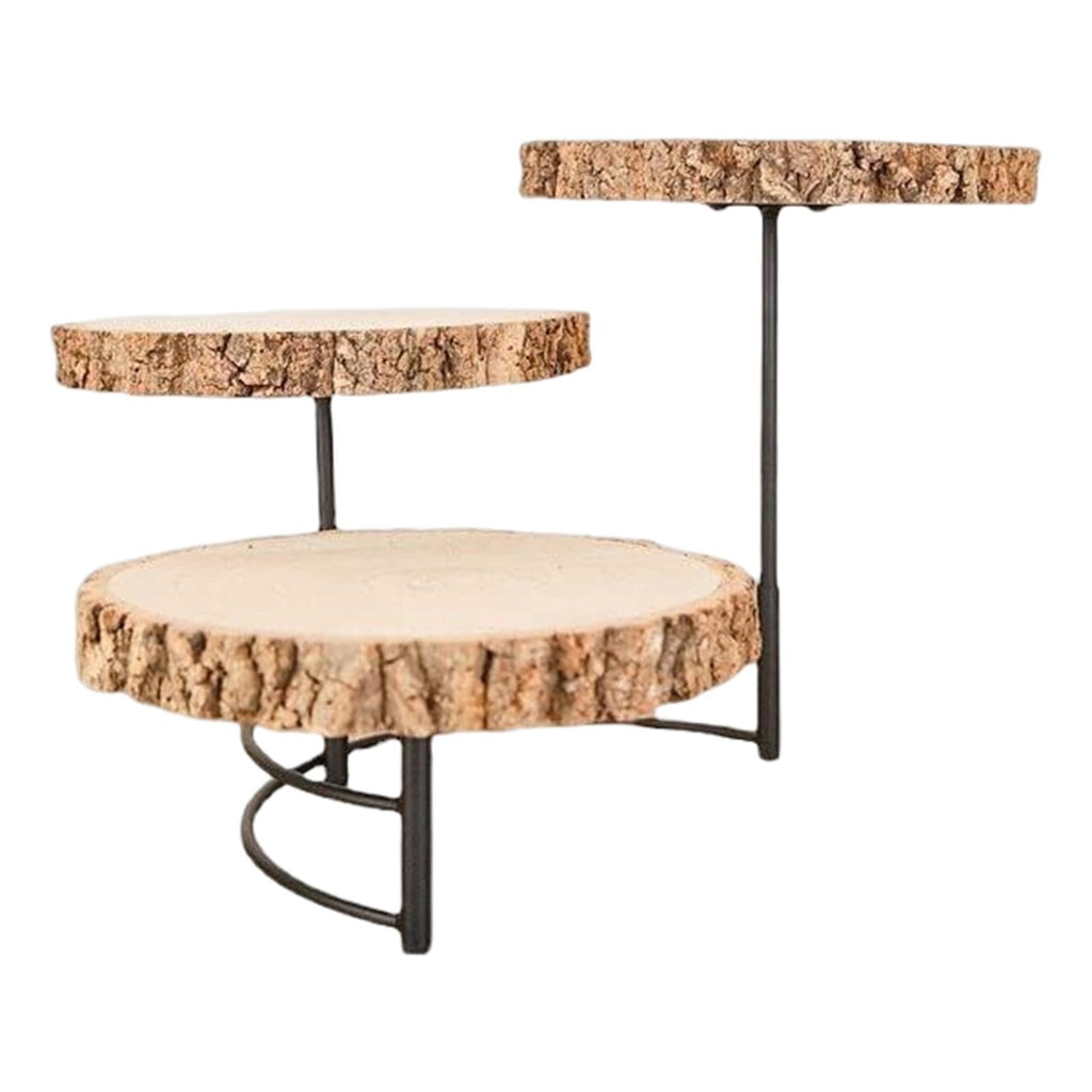 Wooden Cake Stand 3 Tier Serving Platter Dessert Stand Stand for Desserts