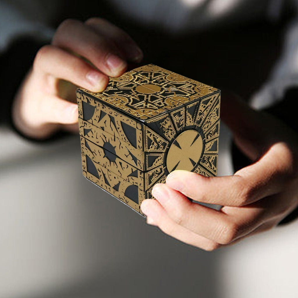 Hellraiser Puzzle Cube Horrorwood Stand Pinhead Lock Figure Unlocking Fun Horror