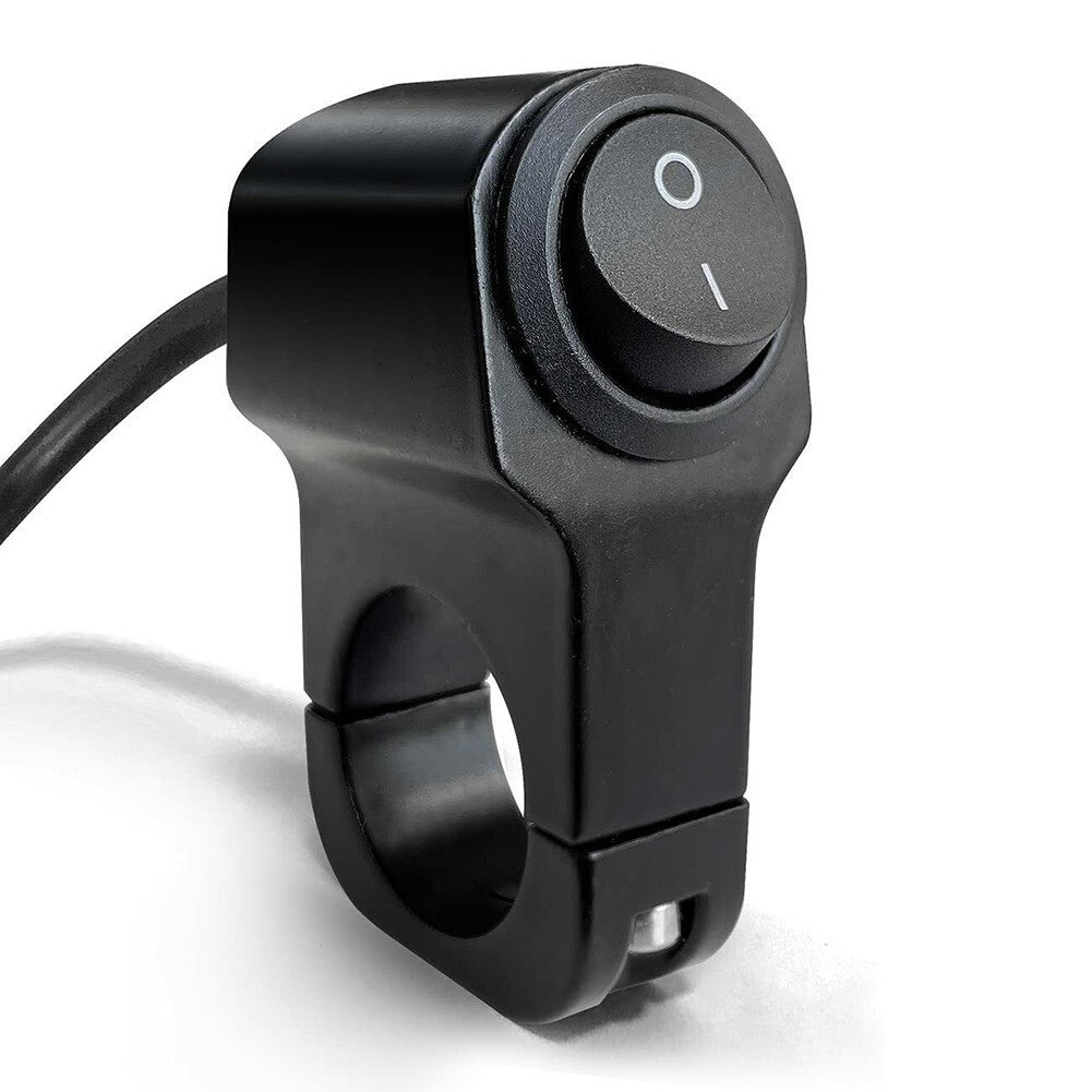 Waterproof Motorbike Motorcycle Handlebar Fog Spot Light On Off Switch 120W 12V