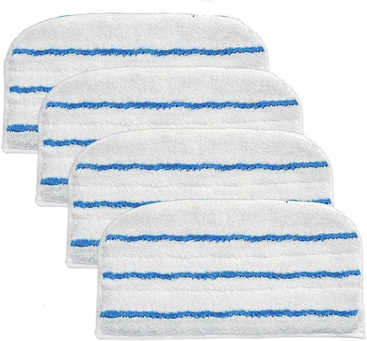 4 Pack For Beldray BEL01097 Microfibre steam detergent mop rectangular pads