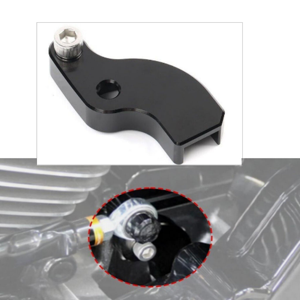 Black Gear Shift Neutral Assist Bracket For Harley M8 Touring Softail Electra