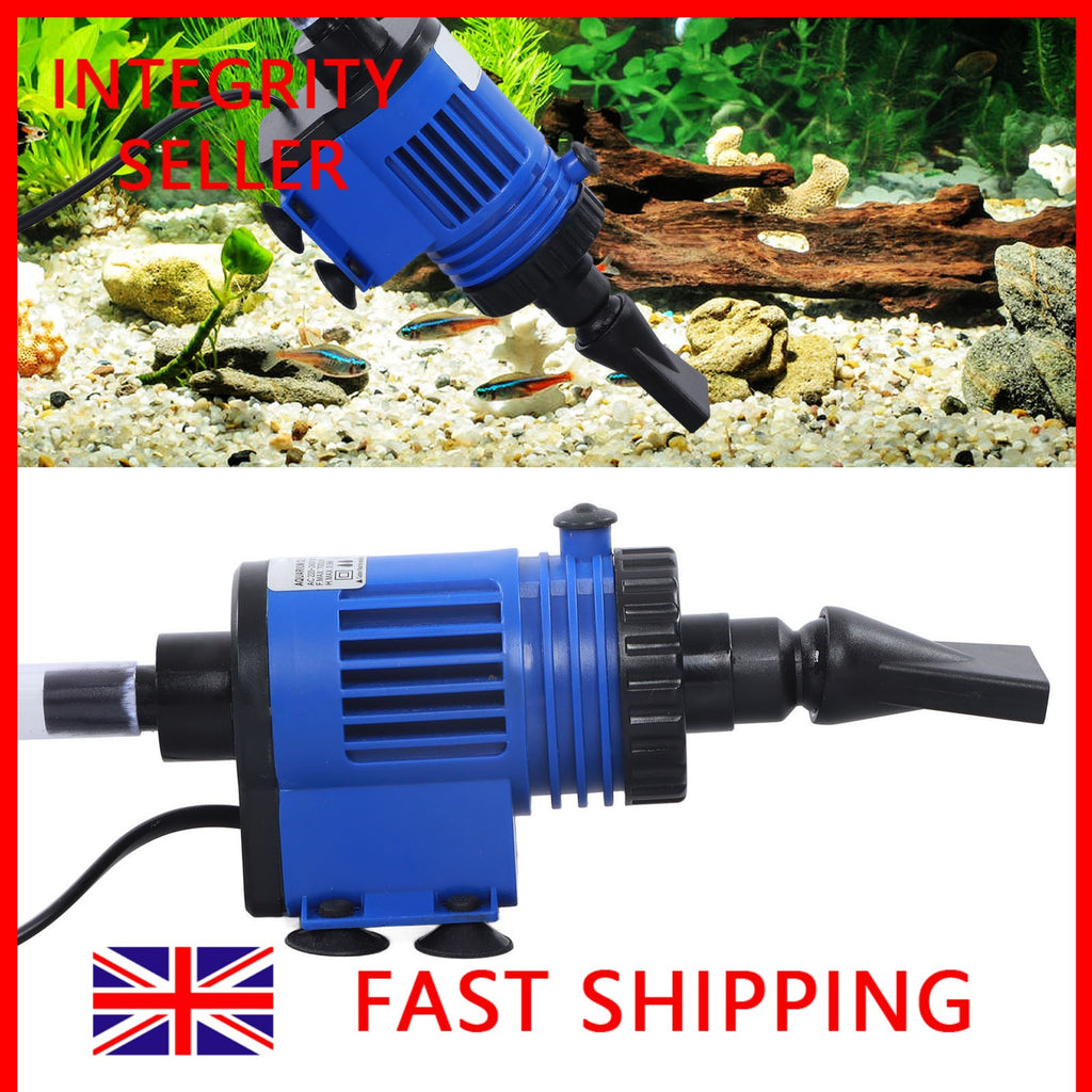 10W Aquarium Gravel Cleaner Electric Automatic Vacuum Water Changer Sand Alga