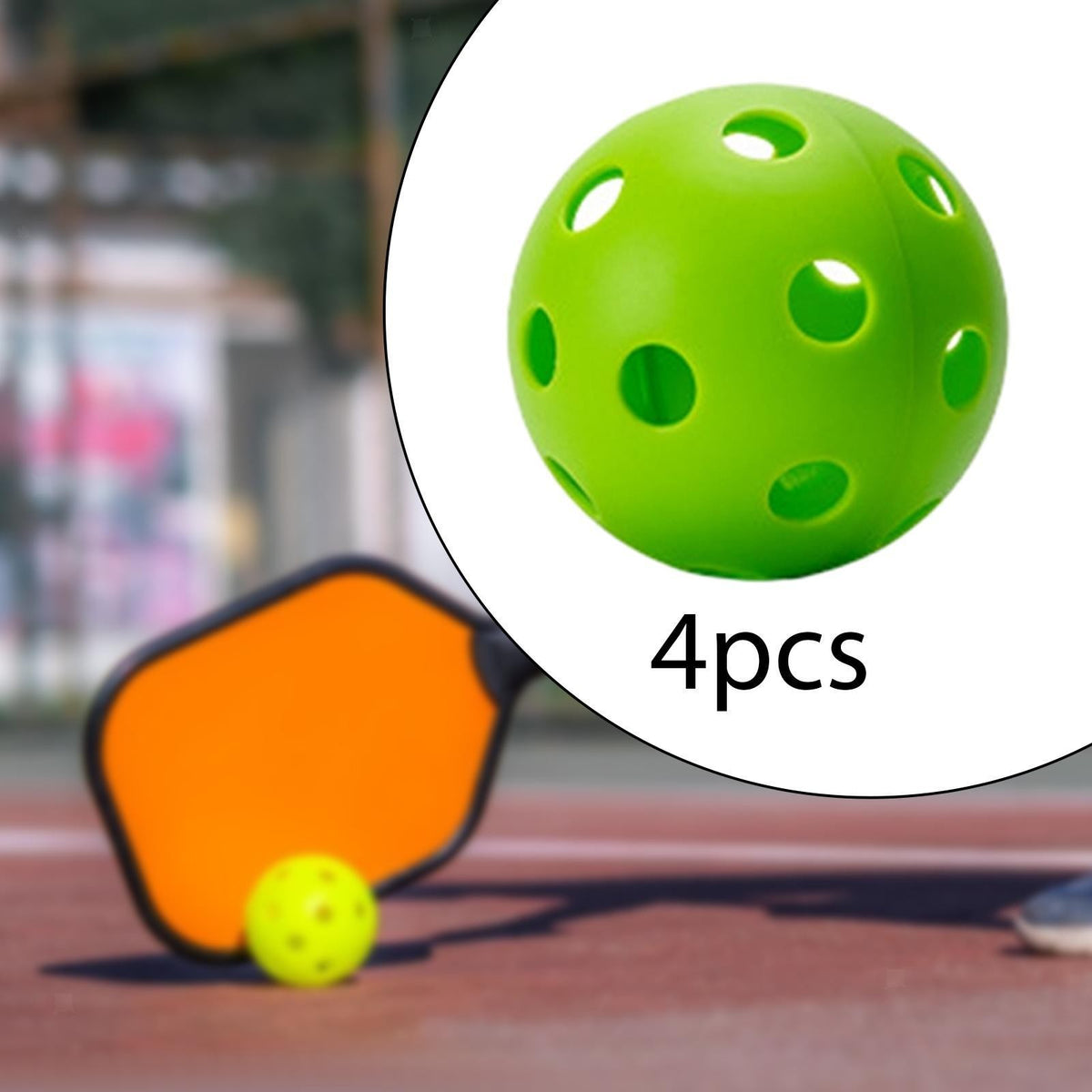 Indoor Pickleball Balls 26 Holes Pickle Balls for Training Tournament Play