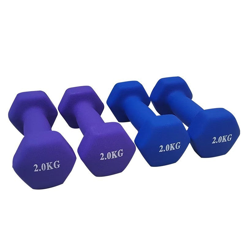 Pair 1kg 2kg 3kg Dumbbell Fitness Hand Weights Set for Women Home Gym Workout UK