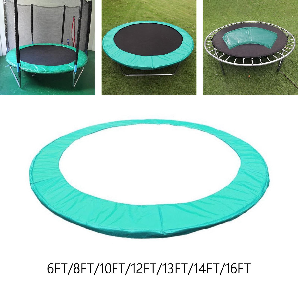 Trampoline Edge Cover Protective Pad Spring Cover Replacement Safety Mat Tear