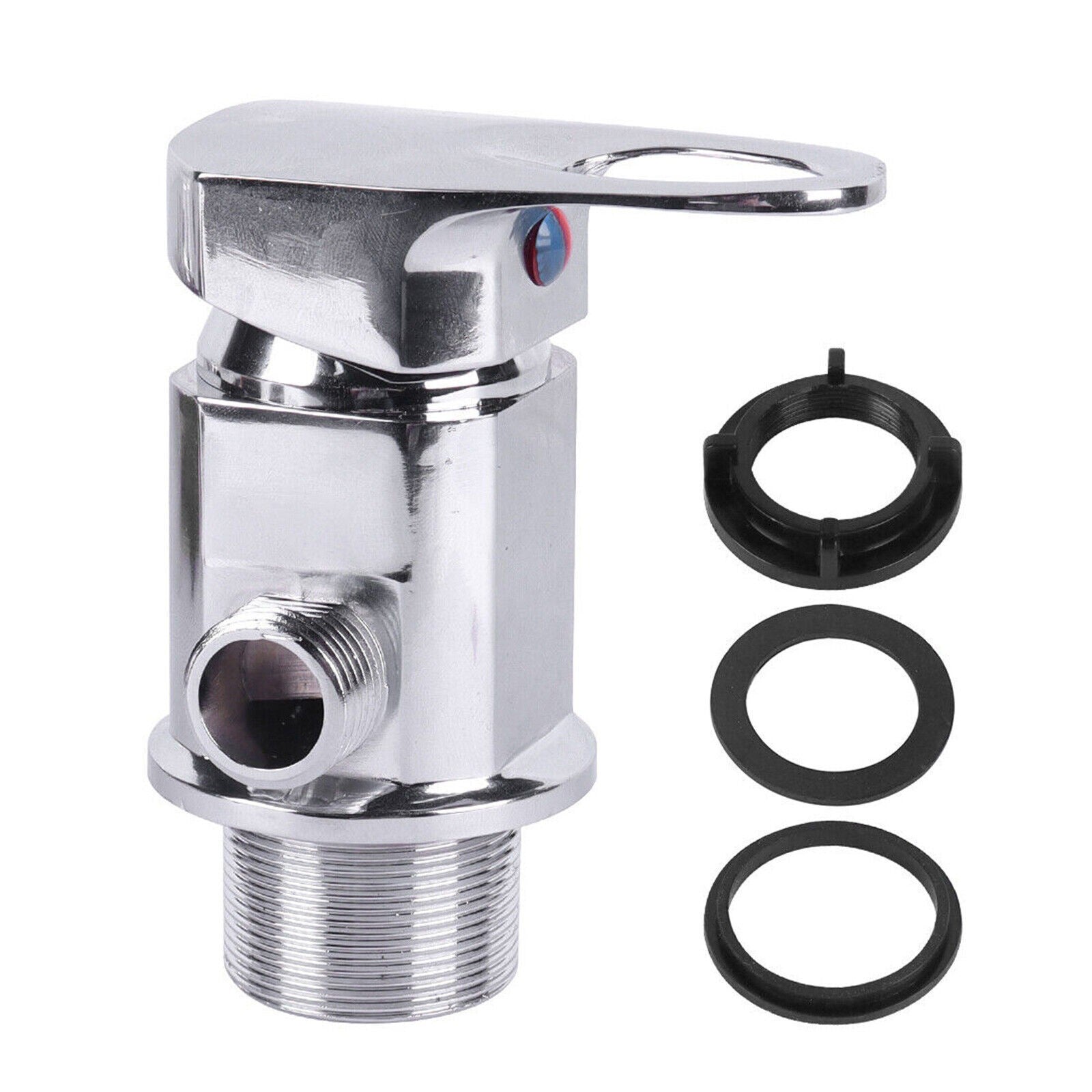 Motorhome Campervan Shower Mixer Tap Outlet 1/2" + 2x 800mm Hose + Shower Head