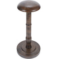 Wooden Hat Display Stand Coffee Color Hat Rack Stand Cap Organizer Hat Holder