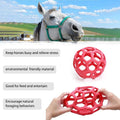 Horse goat Treat Ball Hay Feeder Toy for Hanging Food Toy for Stable Stress x 2