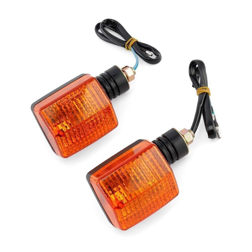 2x Motorcycle Turn Signal Light Indicators For Honda CB 125 250 500 Twin 750