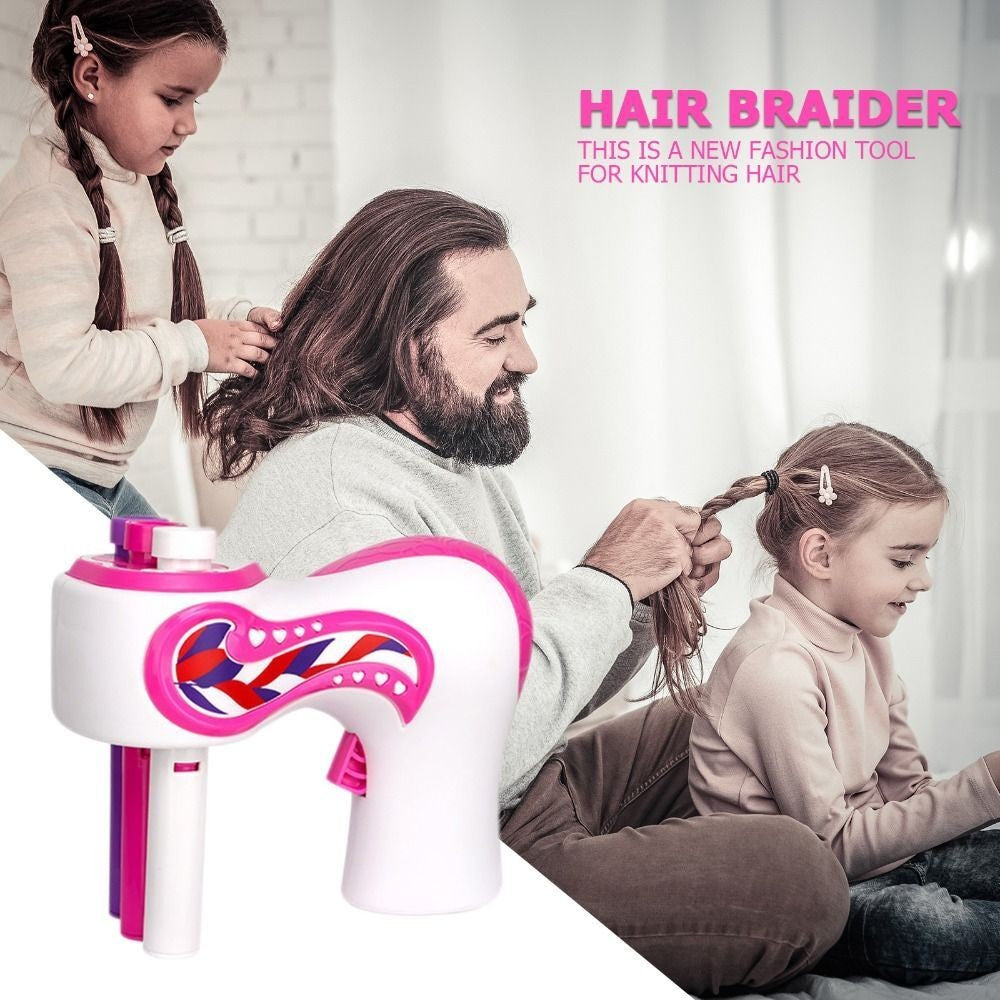 Automatic Hair Braider Styling Tools Smart Quick Easy DIY Electric Braid Machin.