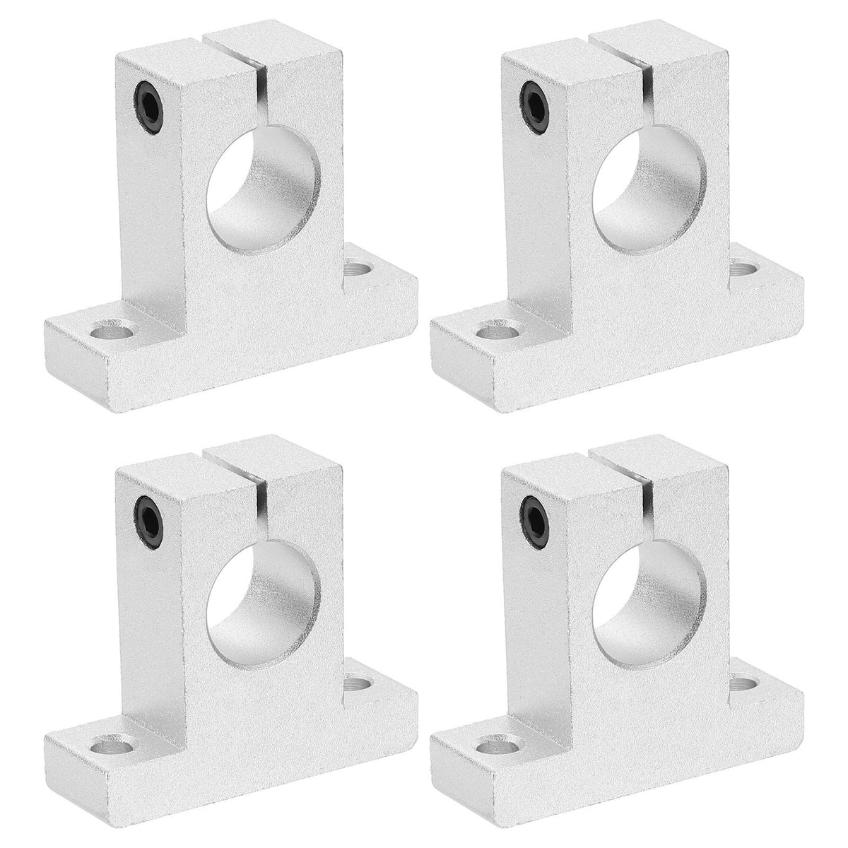 4 Pcs SK20 Aluminum Linear Motion Rod Rail Guide Support for 20mm Dia Shaft