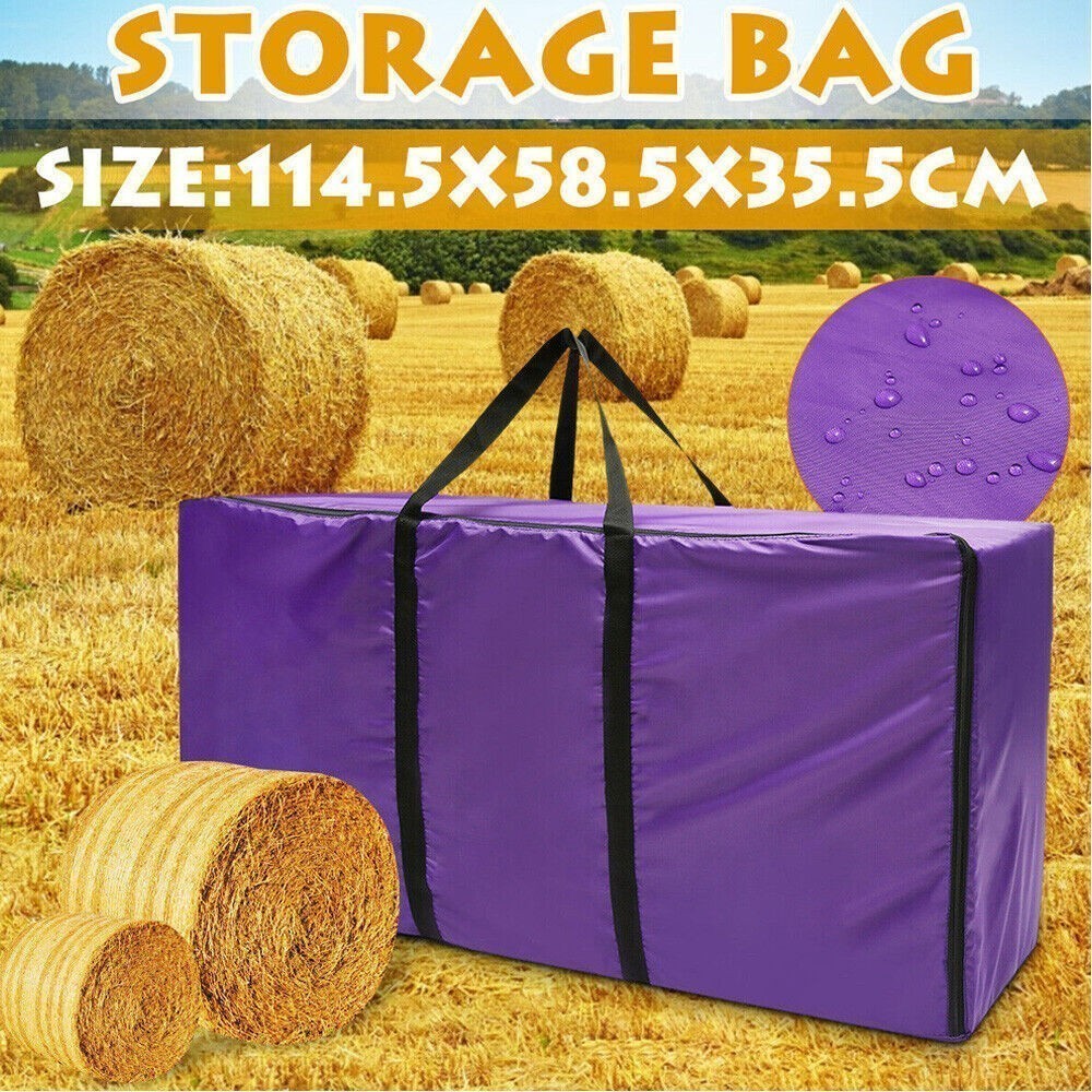 Hay Straw Bale Bag Horse Feeder Riding Gear Bag Carry Storage Waterproof ·
