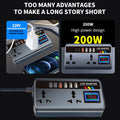 12V/24V to 220V Car Power Inverter Vehicle Socket Converter Plug
