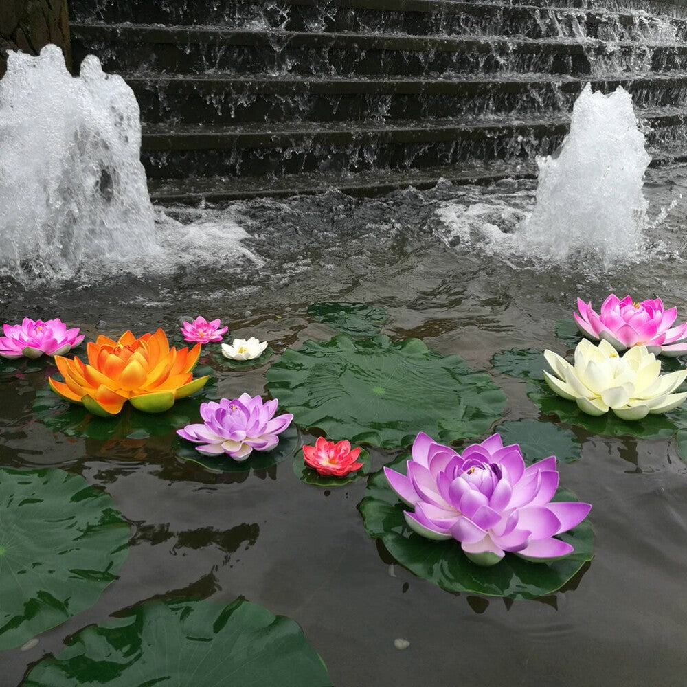 5Pcs Artificial Plant Pool Decor Lily Pads Lilly Pads Lily Pads for Ponds