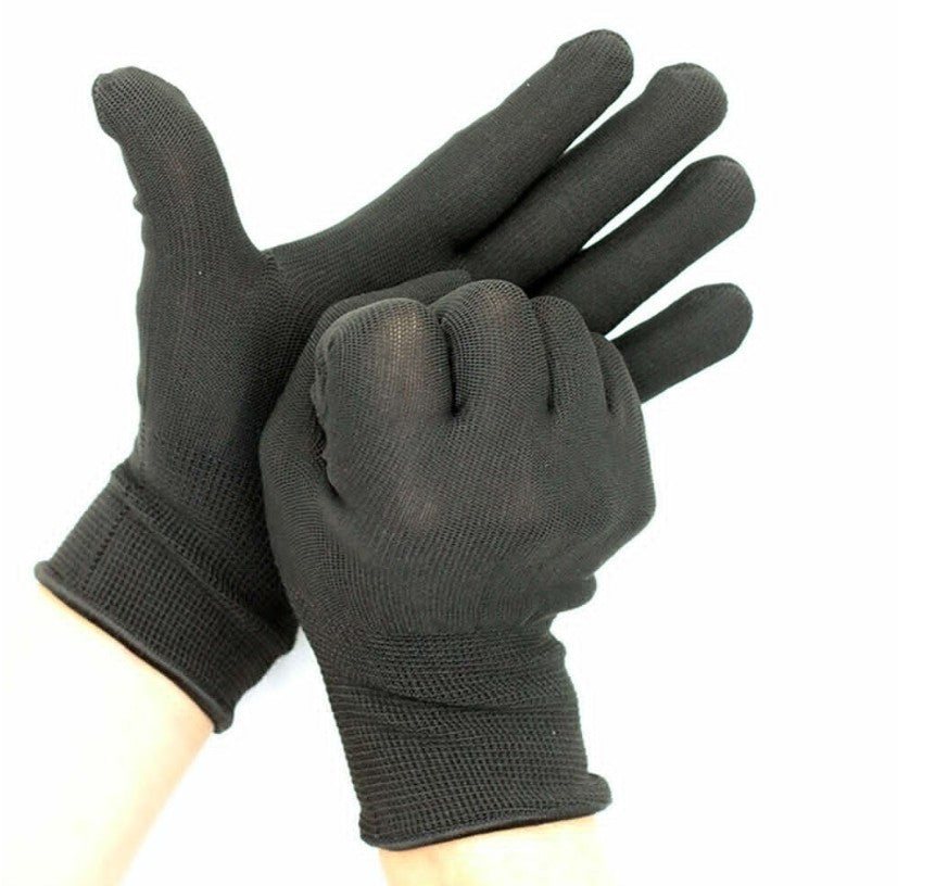 6/12Pairs Black Gloves Dermatological Overnight Moisturising Eczema Hand NEW