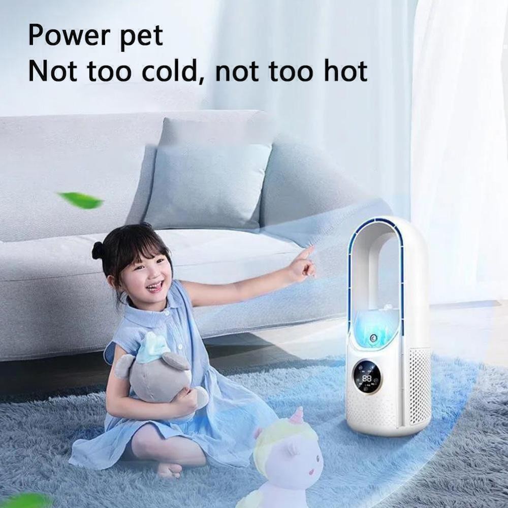 Portable Air Conditioner Cooling Fan, Mini Air Conditioning Unit Quiet 6 Speed
