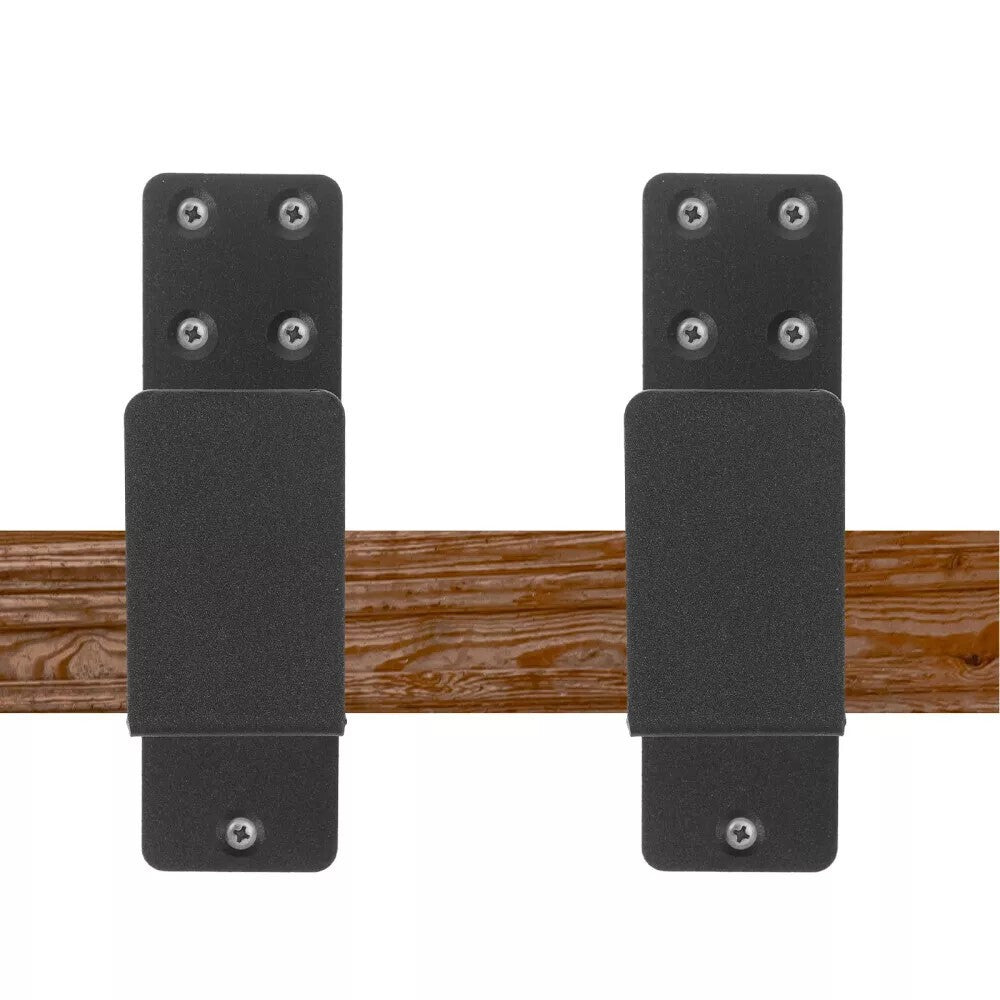 2 Pack Door Barricade Clamps U Brackets Bar Security Door Brackets Heavy Duty UK