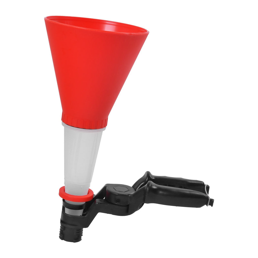 Universal Handsfree Car Engine Oil Funnel Gasoline Filling with Adjustable Clamp