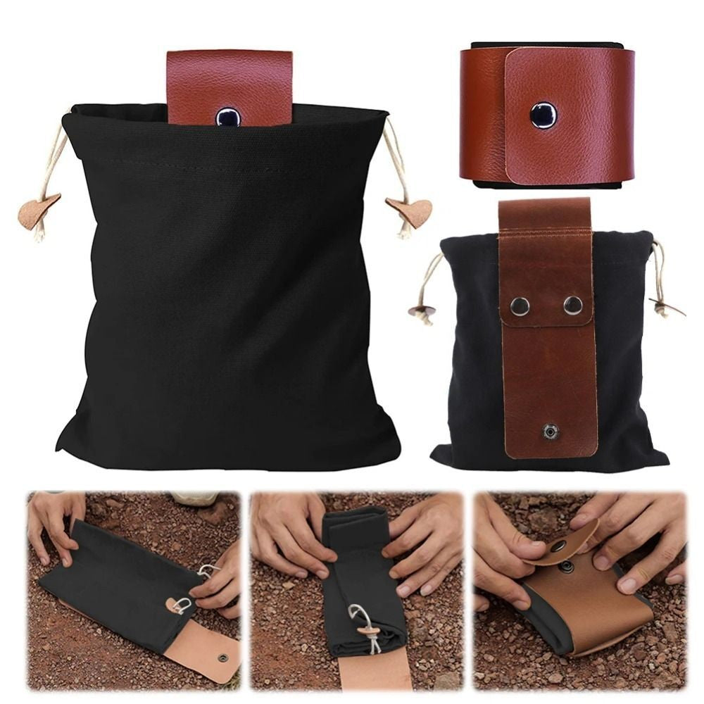 Outdoor Foraging Bag Bushcraft Bag Vegetable Fruit Picking Waist Tools Storage