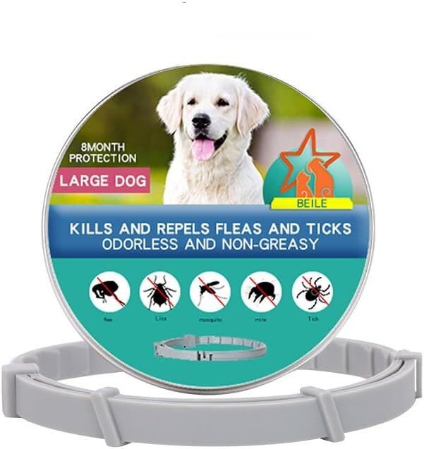 8 Month Protection Pet Flea and Tick Collar Antiparasitic Cat Collar