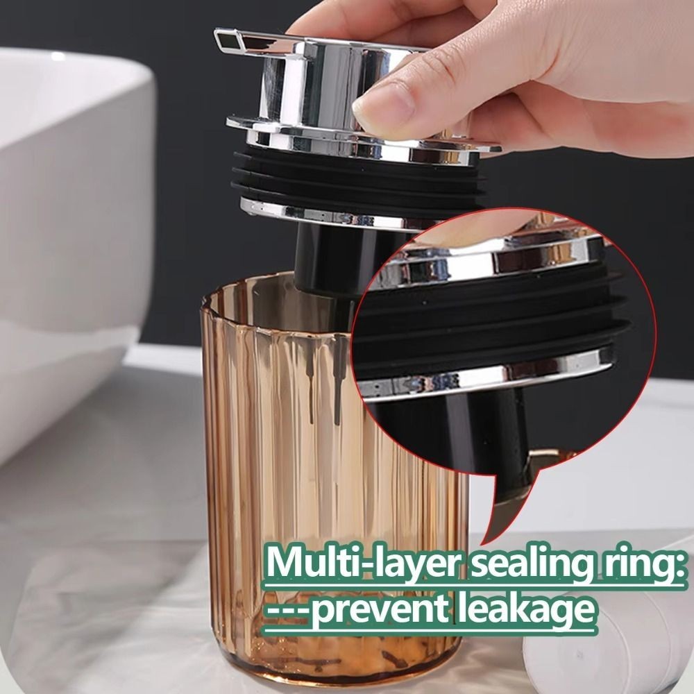 Foam Pump Jar Foaming Soap Dispenser Hand Refillable Push Type Pump Bottles UK