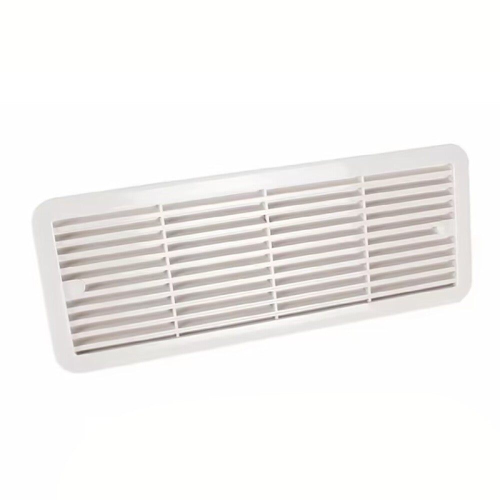 White Fridge Vent Assembly Grille cover For 483mm x 186mm Caravan Motorhome