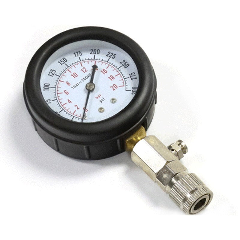 11PCS Petrol Engine Compression Tester Kit Fuel Cylinder-Pressure Gauge Tool Set