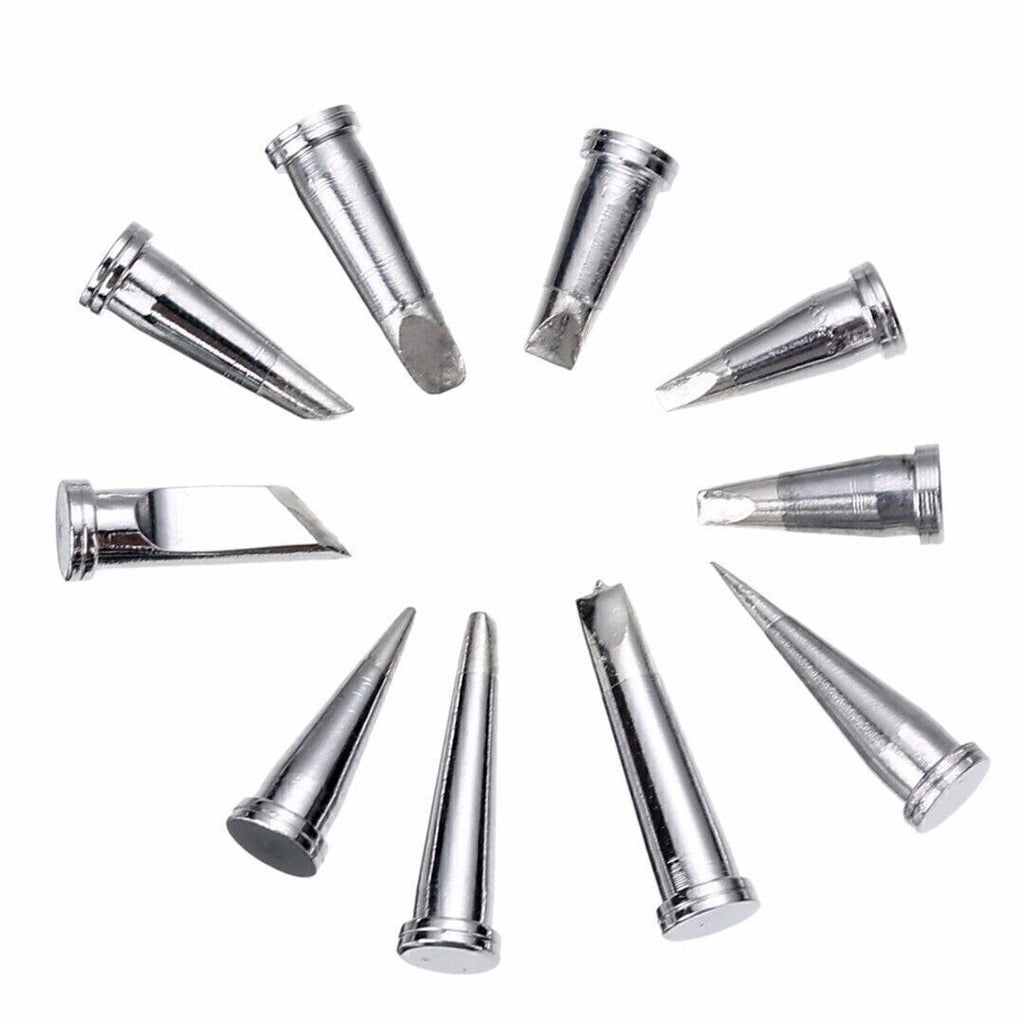10Pcs Durable Soldering Tip Set for Weller WSD81 WD1000 WSP80 WP80 LT Soldering