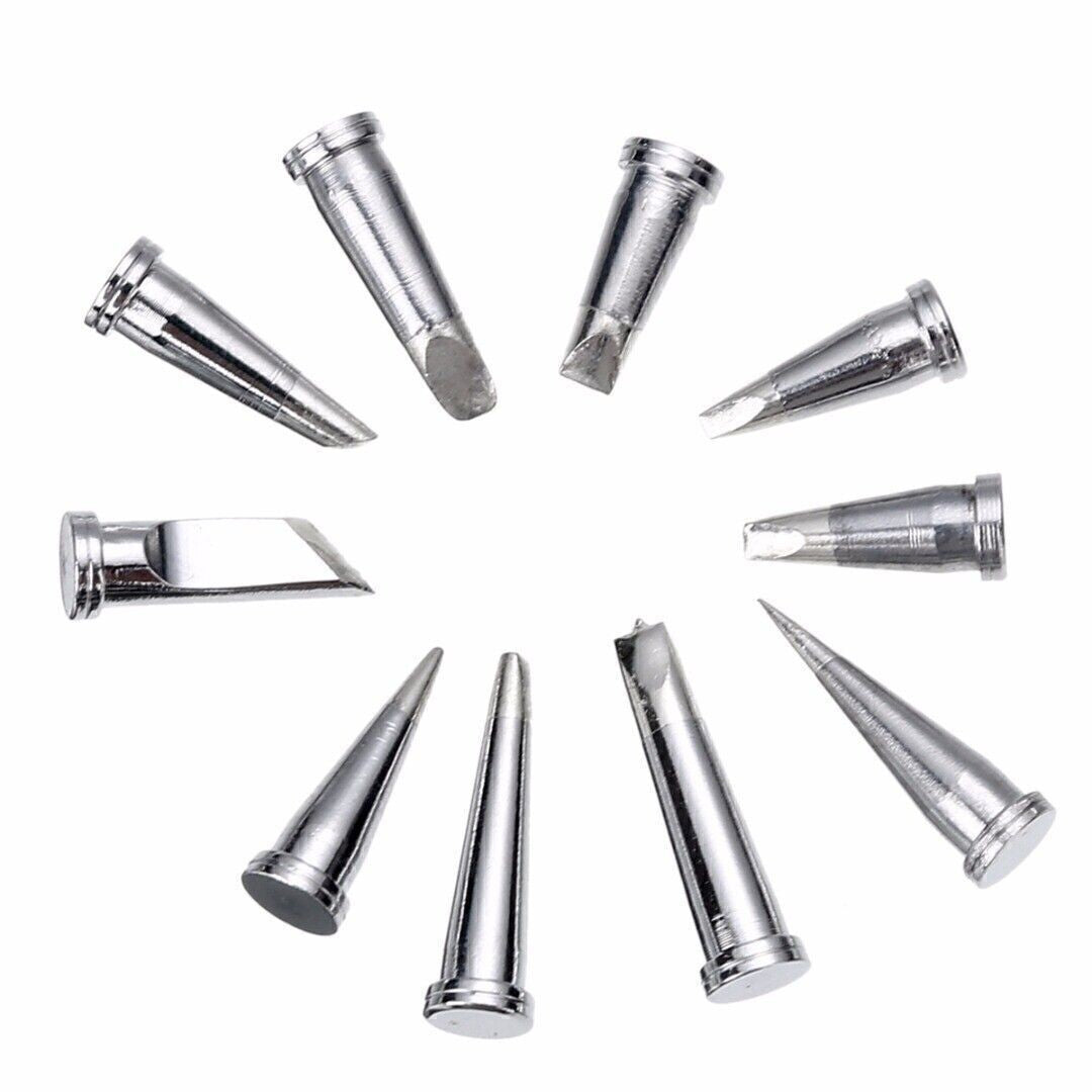 10Pcs Durable Soldering Tip Set for Weller WSD81 WD1000 WSP80 WP80 LT Soldering