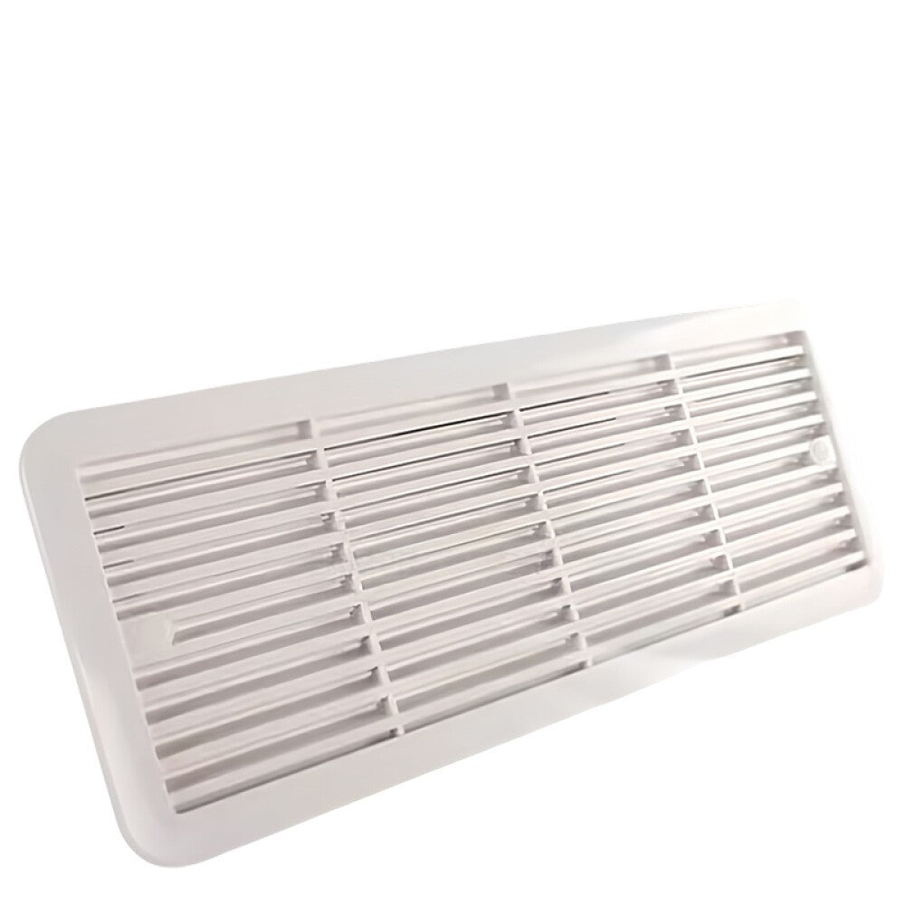 White Fridge Vent Assembly Grille cover For 483mm x 186mm Caravan Motorhome