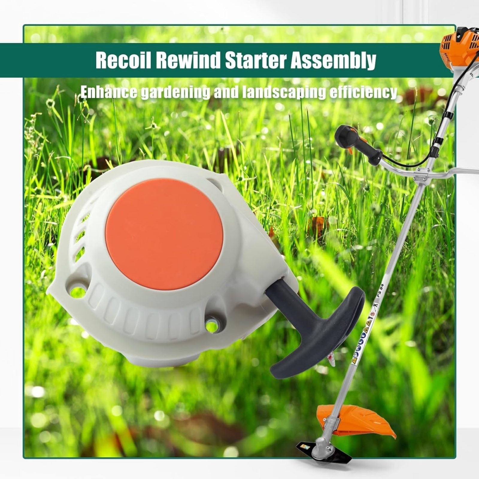OEM 4149 190 4001 Recoil Starter For Stihl HL91K FS94C KM94R Trimmer Metal New