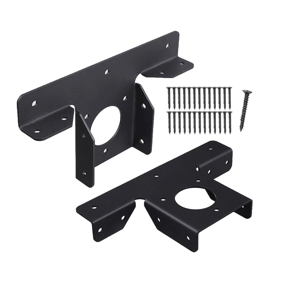 2pcs 3 Way Pergola Brackets for 4x4 Wood Post Durable Gazebo Accessories Metal