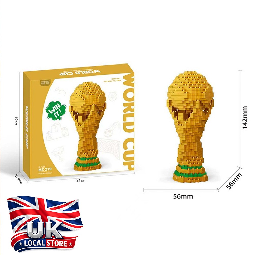 FIFA WORLD CUP Building Blocks, World Cup Trophy Building Blocks Gift