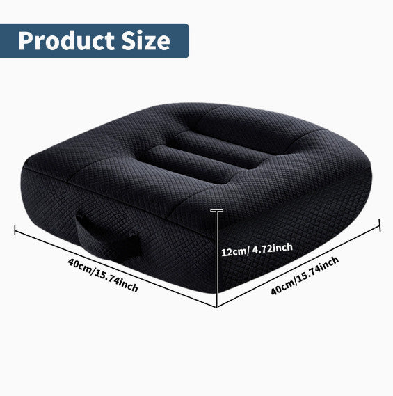 Car Seat Cushion Car Booster Heightening Driver Posture Cushion Reduce Fatigue