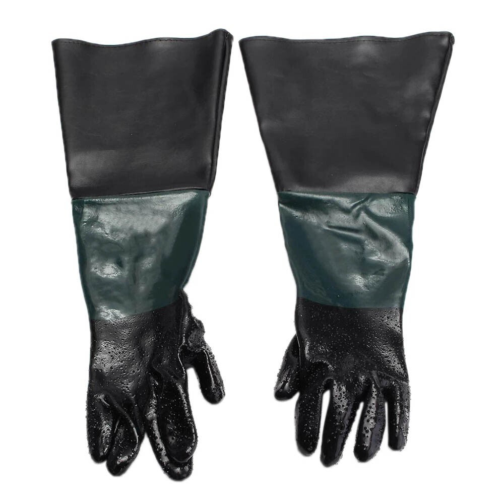 Latex Sandblasting Working Gloves for Sandblaster Sand Cabinet Blasting