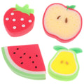 4 Pcs Kids Shower Sponge Fruit Design Bath Balls for Gentle Cleaning