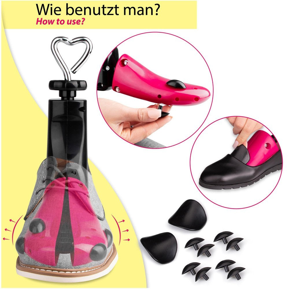 2pcs Boot Shoe Stretcher for Men&Women Shoe Tree Shaper Expander Stretcher Width