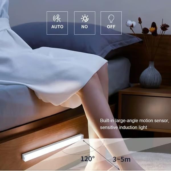 Punch-Free Smart Sensor Magnetic Rechargeable LED Lights Sensor Light Indoor