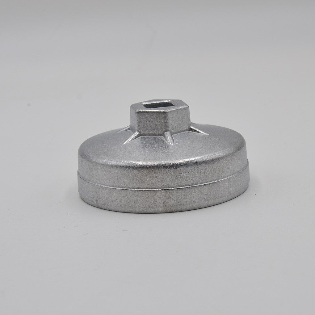 Universal 74mm 14 Flute Aluminum Oil Filter Socket Wrench Car Remover Tool